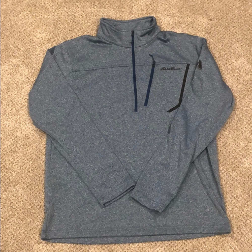 Blue Eddie Bauer Quarter-zip